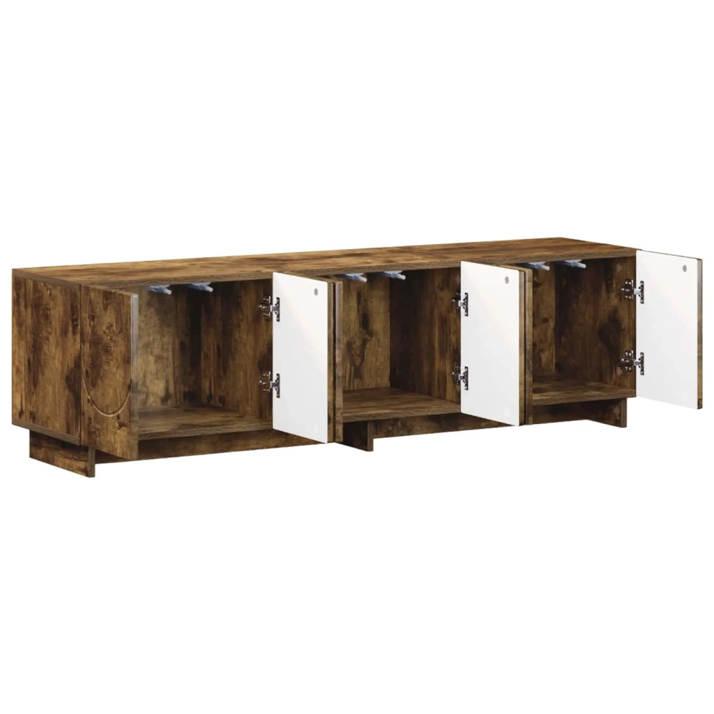 Supporto TV 140 x 34.5 x 40 cm Rovere Fumo Legno ingegnerizzato 8011581