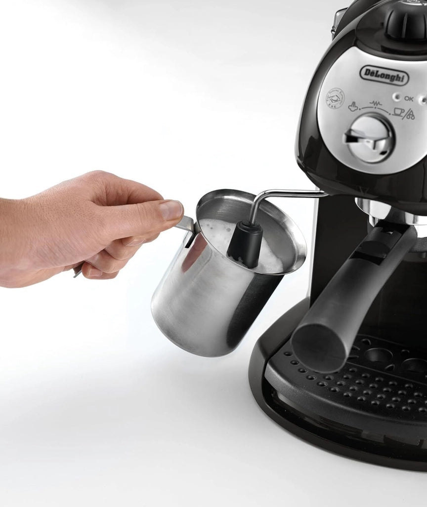 De'Longhi EC201CD.B Macchina da caffe' Manuale Espresso Cappuccino 1 L 15 bar 1100 W Cialde ESE colore Nero