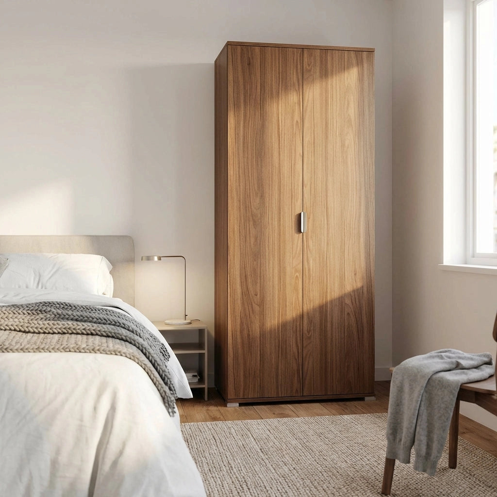 Armadio due ante 180 in Legno Composito cm 75x38x174 - MALCOLM