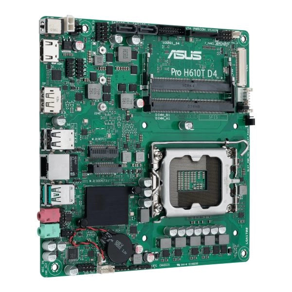 Asus pro h610t d4-csm intel h610 lga 1700 mini itx - 90MB1AM0-M0EAYC