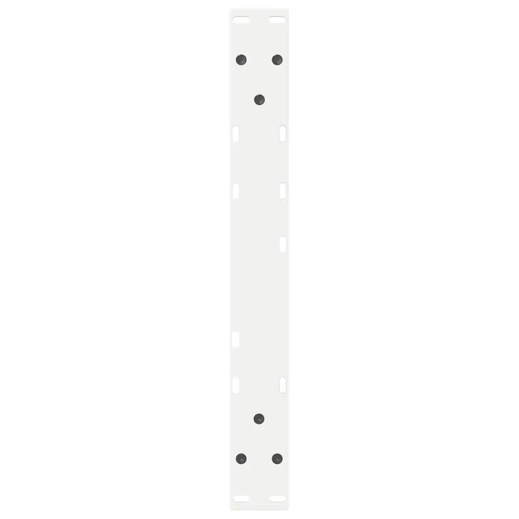 Gambe per tavolino da caffè 2 pz Bianche 50x(42-43,3) cm Acciaio 4012705