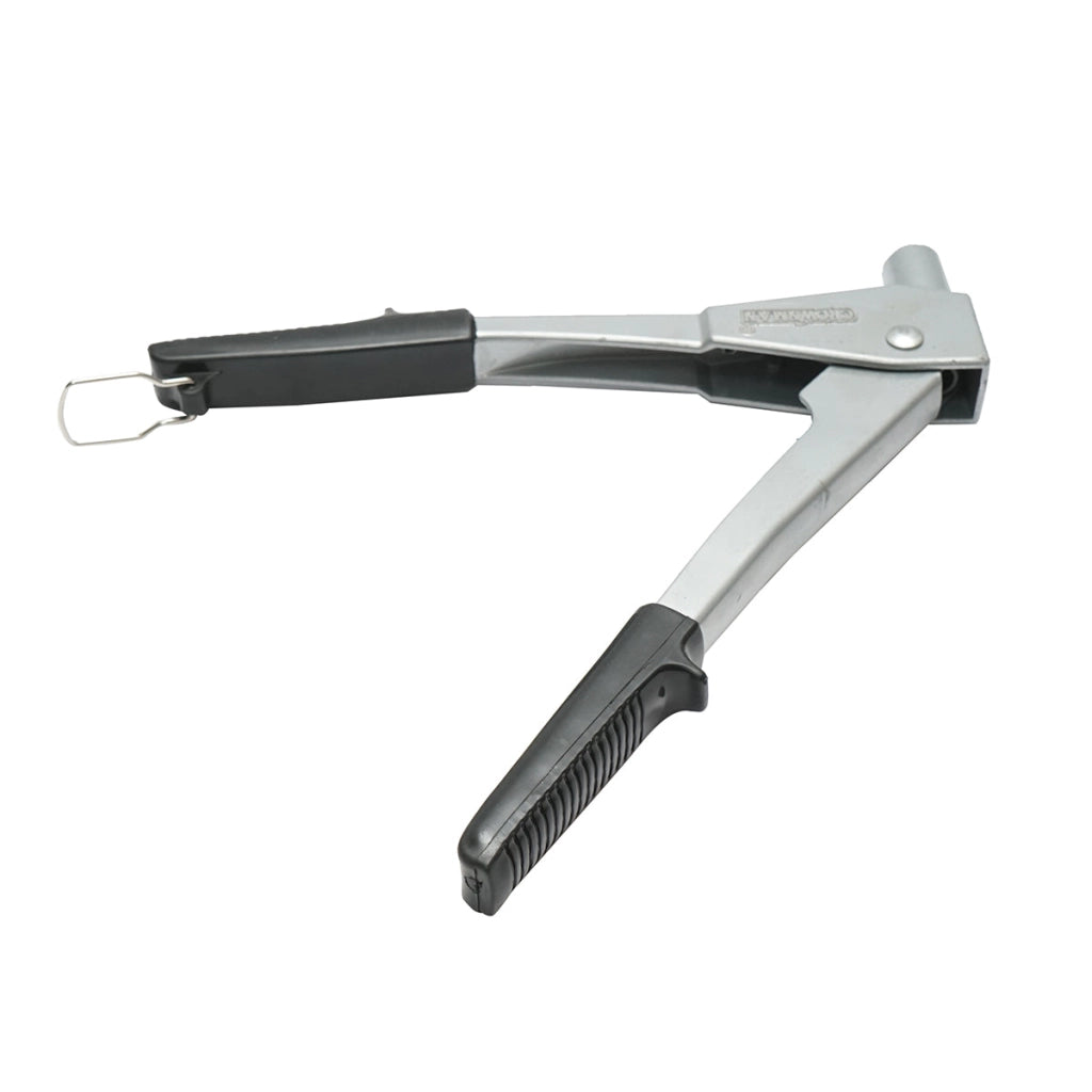 Pinza per rivetti in alluminio, lunghezza 260 mm, con 4 teste intercambiabili (2.4, 3.2, 4.0, 4.8 mm), professionale, Crownman