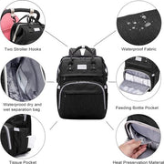 Borsa da Comodità per Bambini con Indumenti e Accessori, Borsa a Spalla Grande Capacità