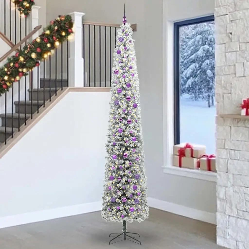 Albero di Natale artificiale con 300 LED Verde 270 cm 3395059