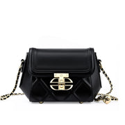 Borsa a tracolla da donna in vera pelle, modello tote, alla moda, modello hobo, nera.