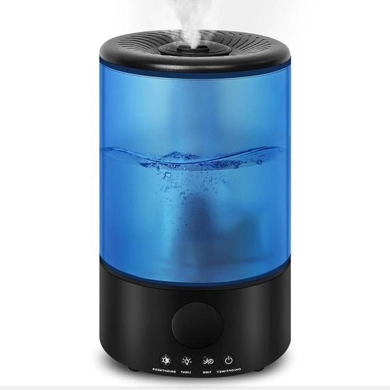 Bevapatogenatore per camera da letto 32 l 360 °C per camera per bambini e piante ultra silenzioso con spegnimento automatico (blu)