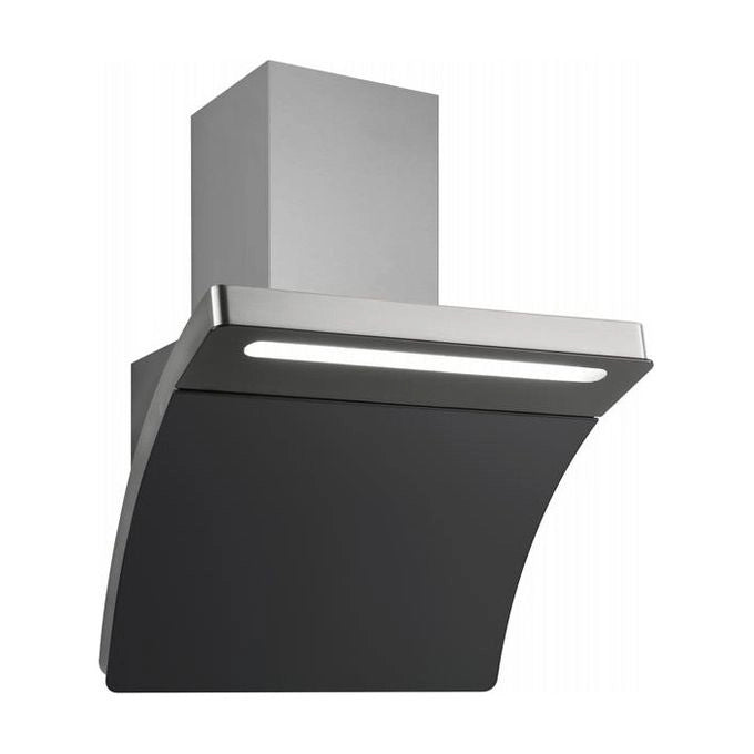 Silverline 3433.8 cappa aspirante Cappa aspirante a parete Nero, Acciaio inossidabile 734 m³/h A+