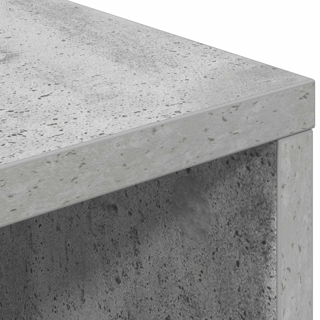 Credenza con cassetto Grigio cemento 60 x 33,5 x 84 cm 8000471