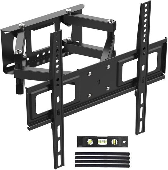 Sostegno per TV a parete GB1006-4, girevole, inclinabile e estensibile, supporto per TV universale, fino a 35 kg, massimo VESA 400x400 mm