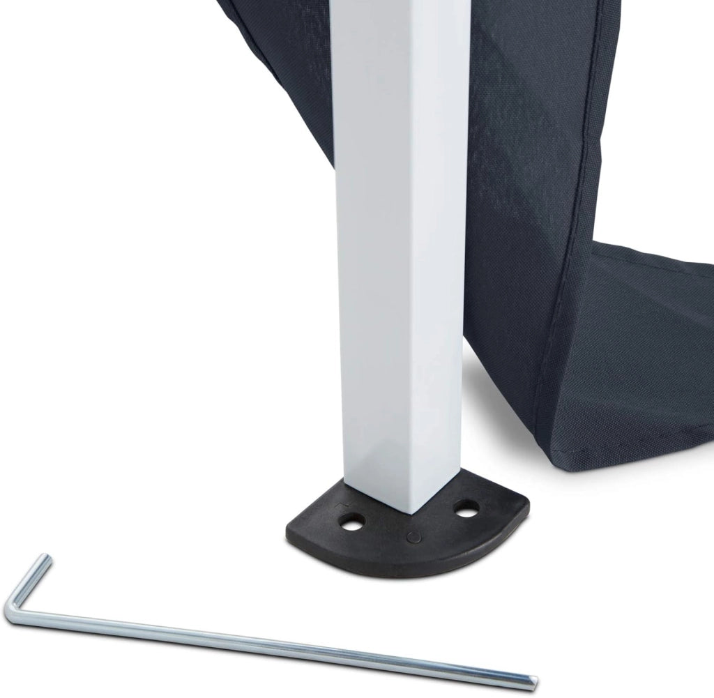 Deuba Gazebo Capri 3x6m Pop-Up Antracite Idrorepellente con Borsa Protezione UV Padiglione Pieghevole Tendone Festa