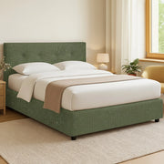 Oxford, Letto Matrimoniale Sfoderabile Made in Italy, Verde