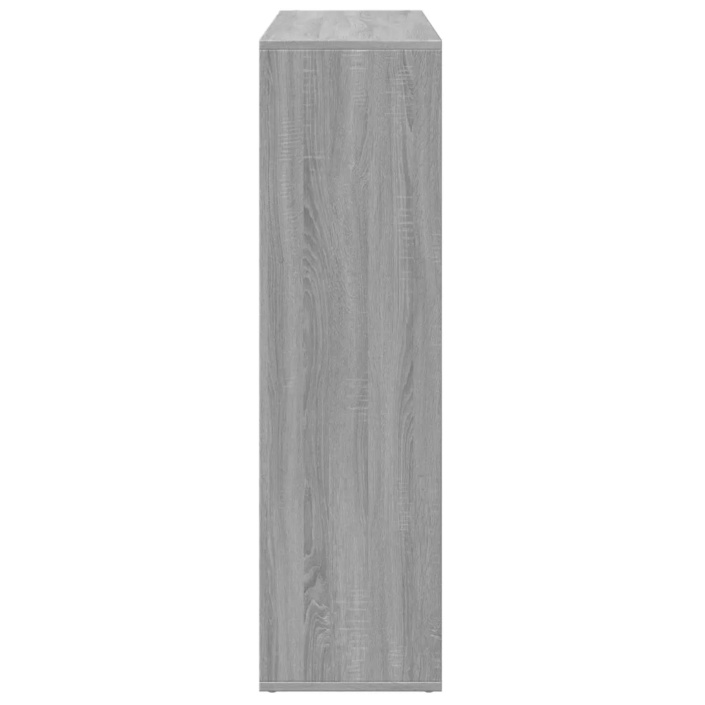 vidaXL Libreria Divisorio Grigio Sonoma 102x29x103,5 cm in Truciolato