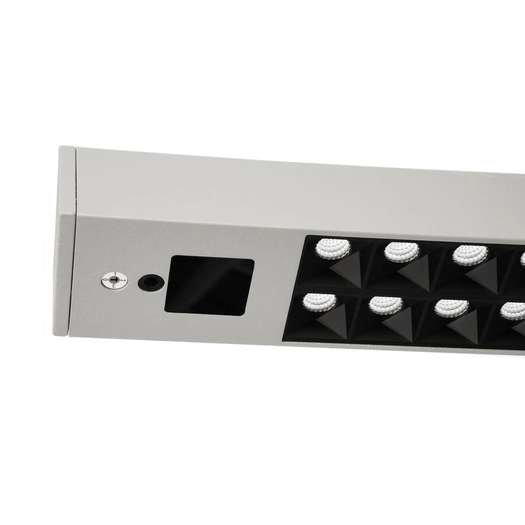 Piantana doppio LED 80W lampada dimmerabile pavimento luce indiretta sensore movimento touch ufficio 230V GRIGIO