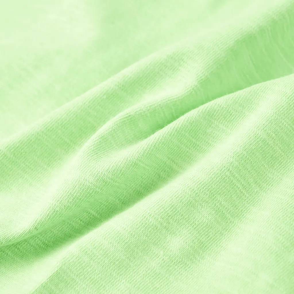 Maglietta da Bambino Verde Neon 116 12471