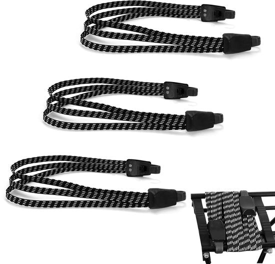 Cinturoni di sospensione per bicicletta elastici cinturoni di sospensione con ganci sospensori per bicicletta motocicletta fissaggio 3 pezzi neri