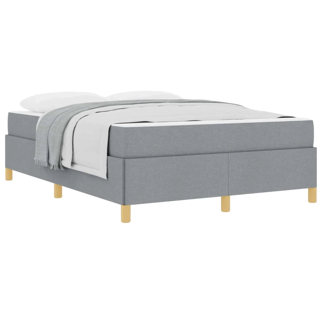 Struttura del letto Grigio chiaro 140 x 190 cm Tessuto 3398934