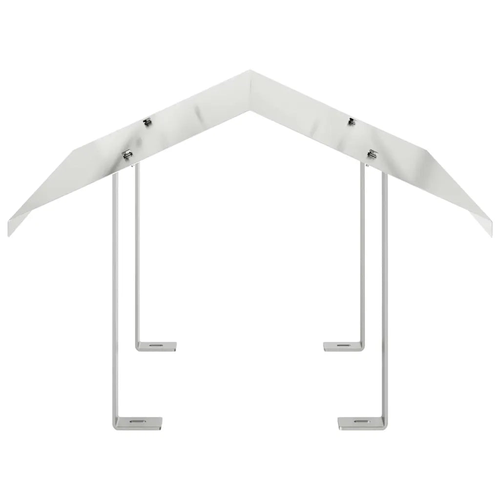vidaXL Cappa Camino Argento 50 x 50 x 37 cm Acciaio inossidabile