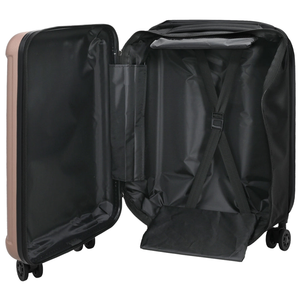 Valigia Pieghevole Rigida 20'' Rosa Gold 34x23x55.5 cm ABS