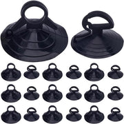 32 pezzi di PVC nero per autoradio, diametro 35 e 45 mm, con foro per ombreggiatore, oggetto pendente.