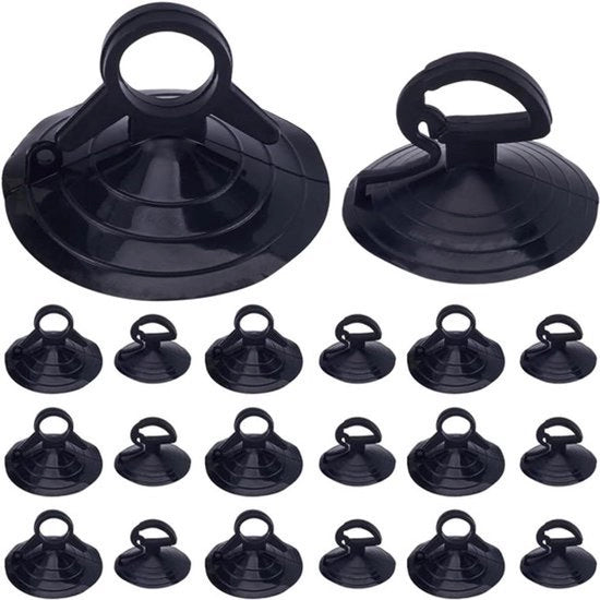 32 pezzi di PVC nero per autoradio, diametro 35 e 45 mm, con foro per ombreggiatore, oggetto pendente.