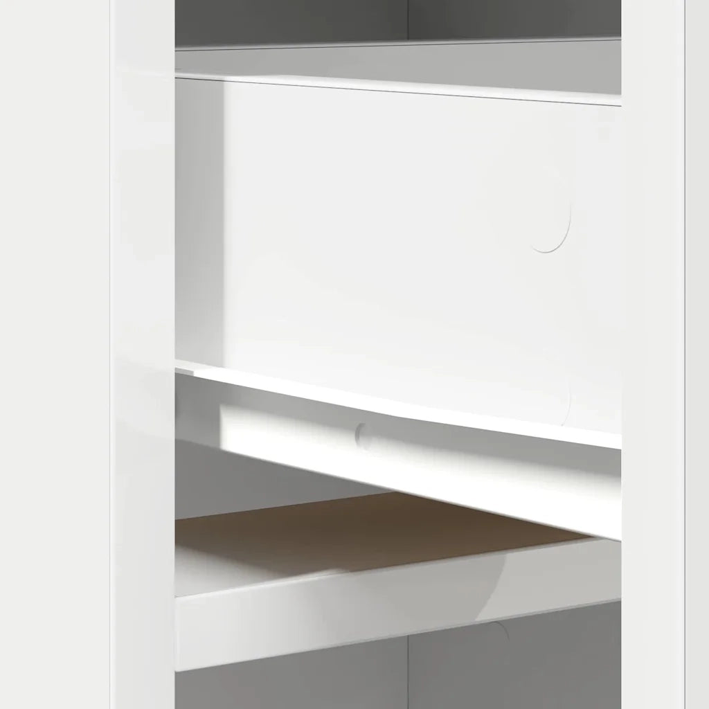 Credenza Bianco 40 x 40,5 x 135 cm Legno multistrato 865073