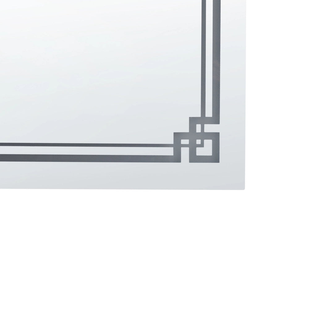 Specchio da muro rettangolare con LED 120 x 60 cm stile moderno contemporaneo bagno illuminazione