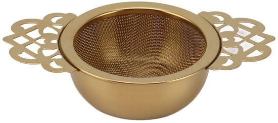 Filtro per Tè - Stagno in Acciaio Inossidabile - Tessuto Fino - Filtro per Tè - Adatto per Tè in Sacchetti - Facile da Pulire - Con Lavorazione a Liscio