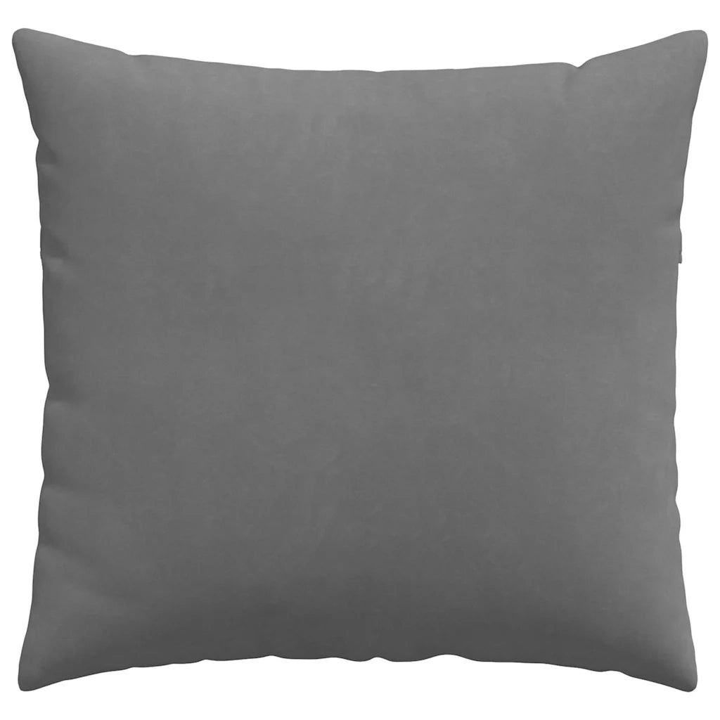Cuscini da Divano 2 pz | Cuscini per sedie Grigio scuro 45 x 45 cm Tessuto