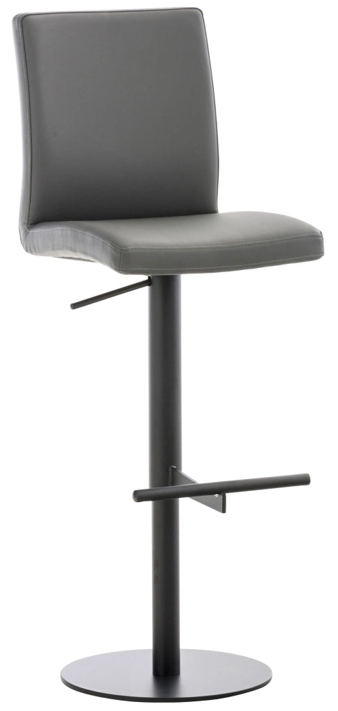 2er Set Barhocker Cadiz Kunstleder schwarz