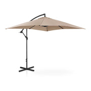 Ombrellone a braccio rettangolare 250 x 250 cm inclinabile crema 14_0007585