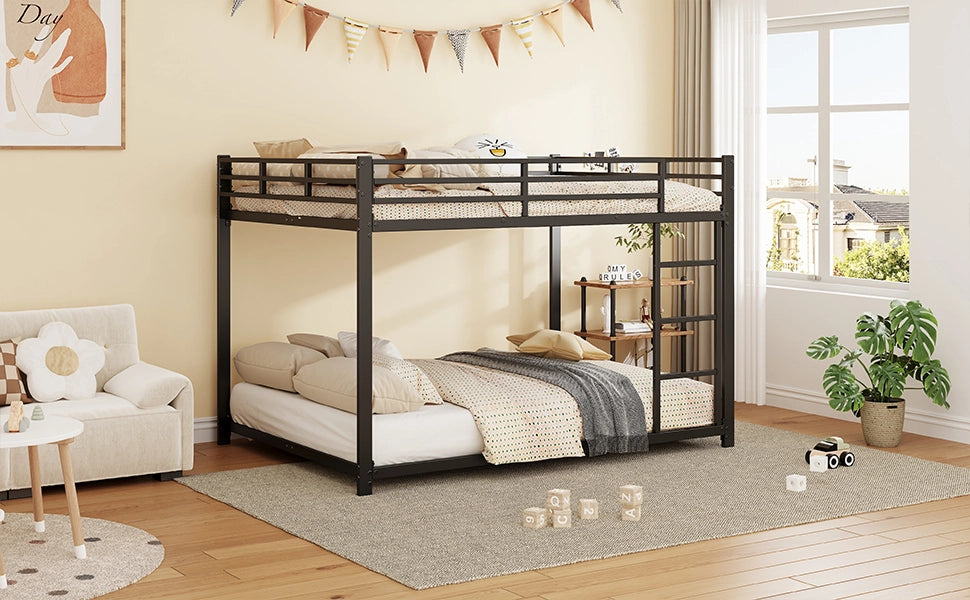 LETTO a castello 140x200 cm in metallo nero