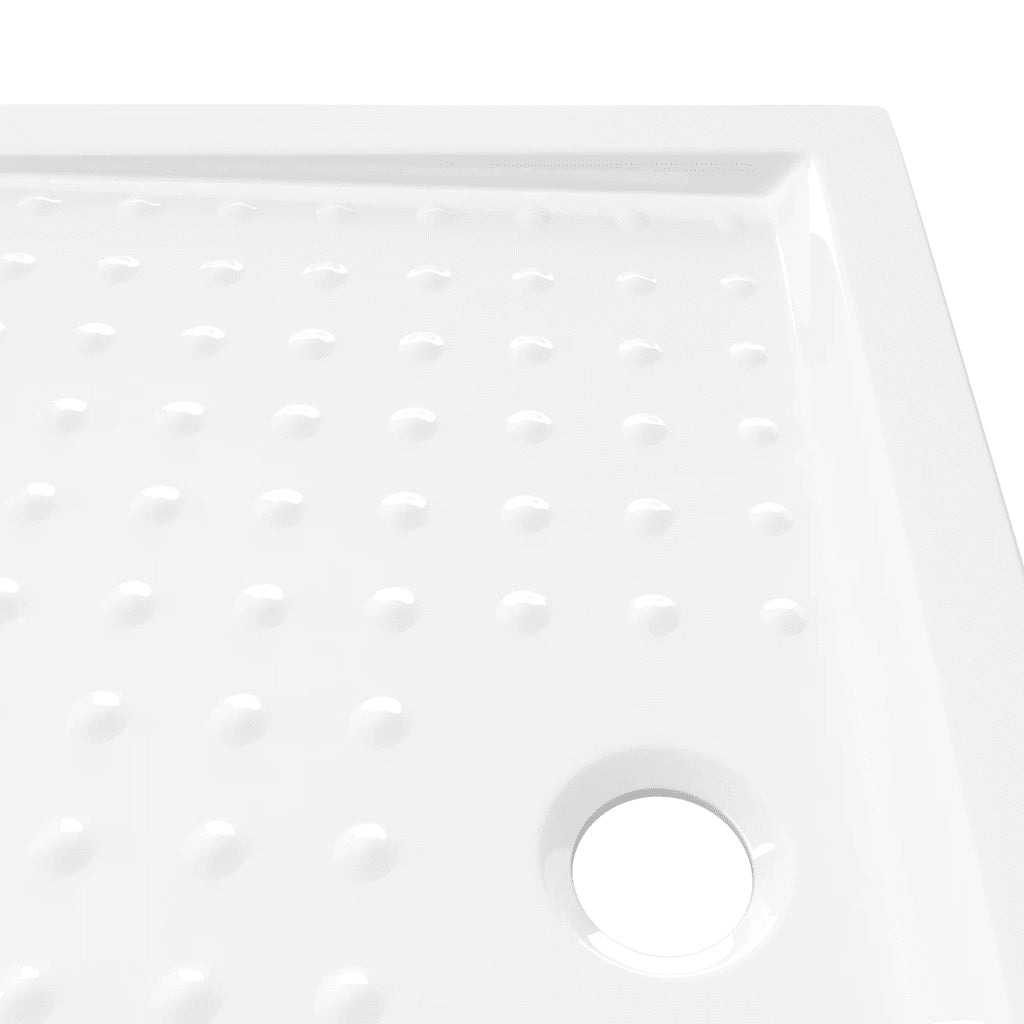 Piatto Doccia con Superficie Puntinata Bianco 90x70x4 cm in ABS CFW3759848