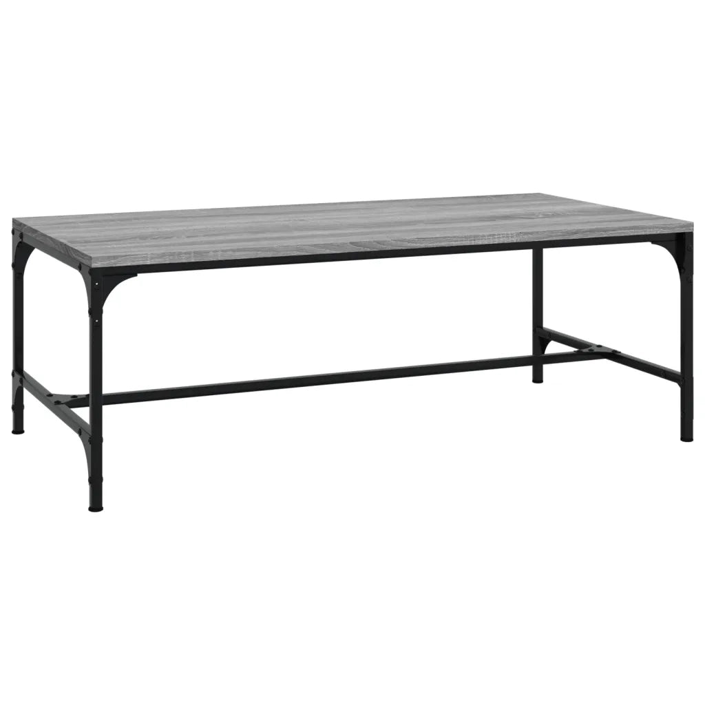 Tavolino da Salotto Grigio Sonoma 80x50x35 cm Legno Multistrato 819395