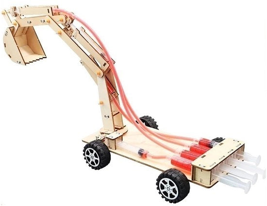 Pacchetto Educativo per Costruzioni in Legno - Sistema Idraulico - Kit di Fai da Te - Progettazione Adatta ai Bambini - Ore di Divertimento