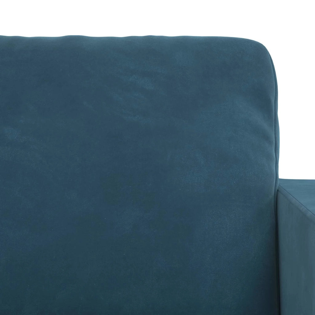 Set di divani 2 pcs Blu 158 x 78 x 80 cm Velluto 3407559