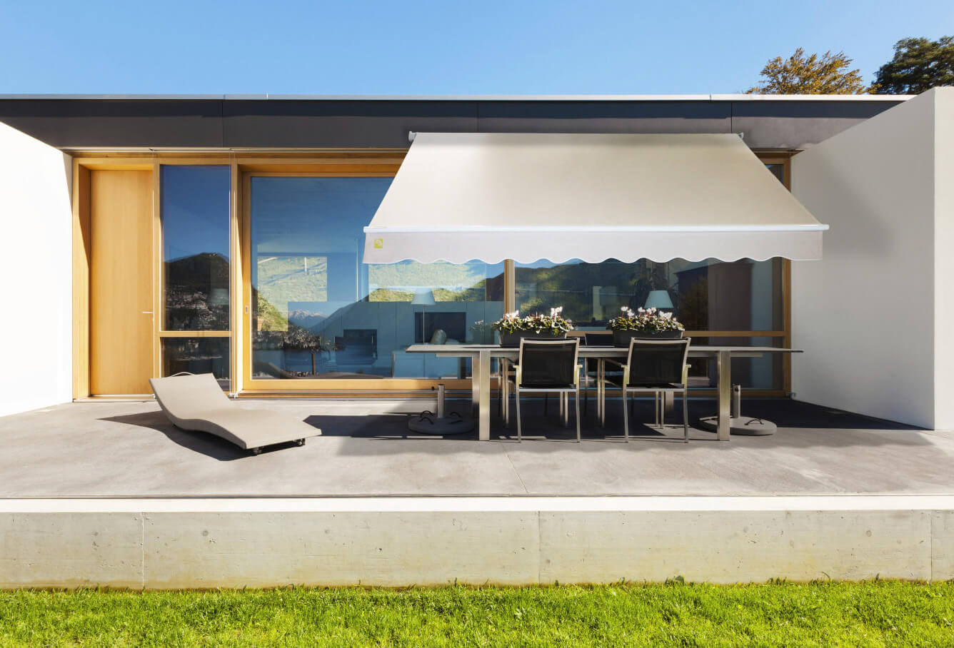 Tenda da Sole 2,95x2m Tessuto Poliestere Kraus Margherita Ecrù