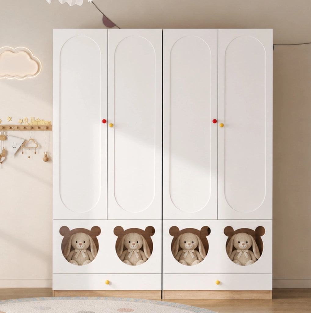 Armadio per bambini a 2 ante 80 x 50 x 200 cm
