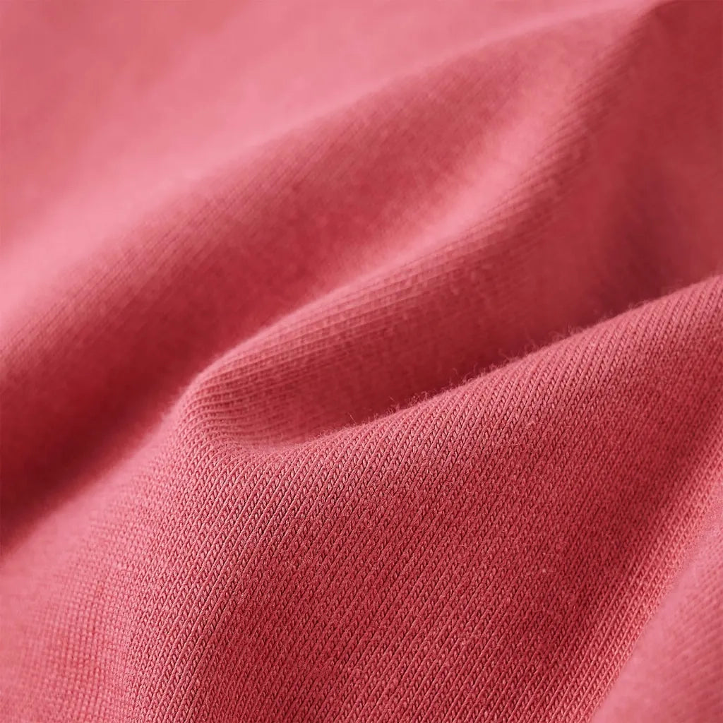 Maglietta da Bambina a Maniche Lunghe Rosa Antico 140 14108