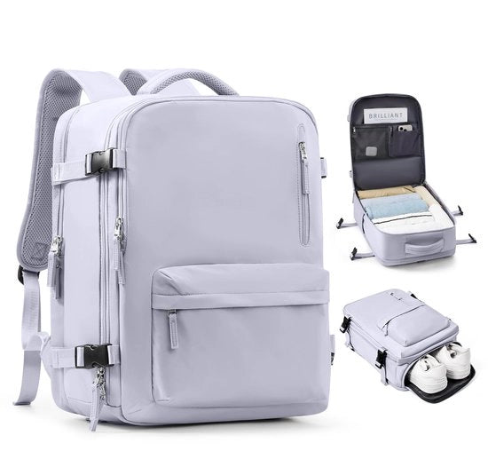 Borsa a mano da 45x36x20 cm per valigetta da sottoscanno, borsa da viaggio per donna, borsa a mano per laptop da 15.6 pollici, impermeabile, business, uomo
