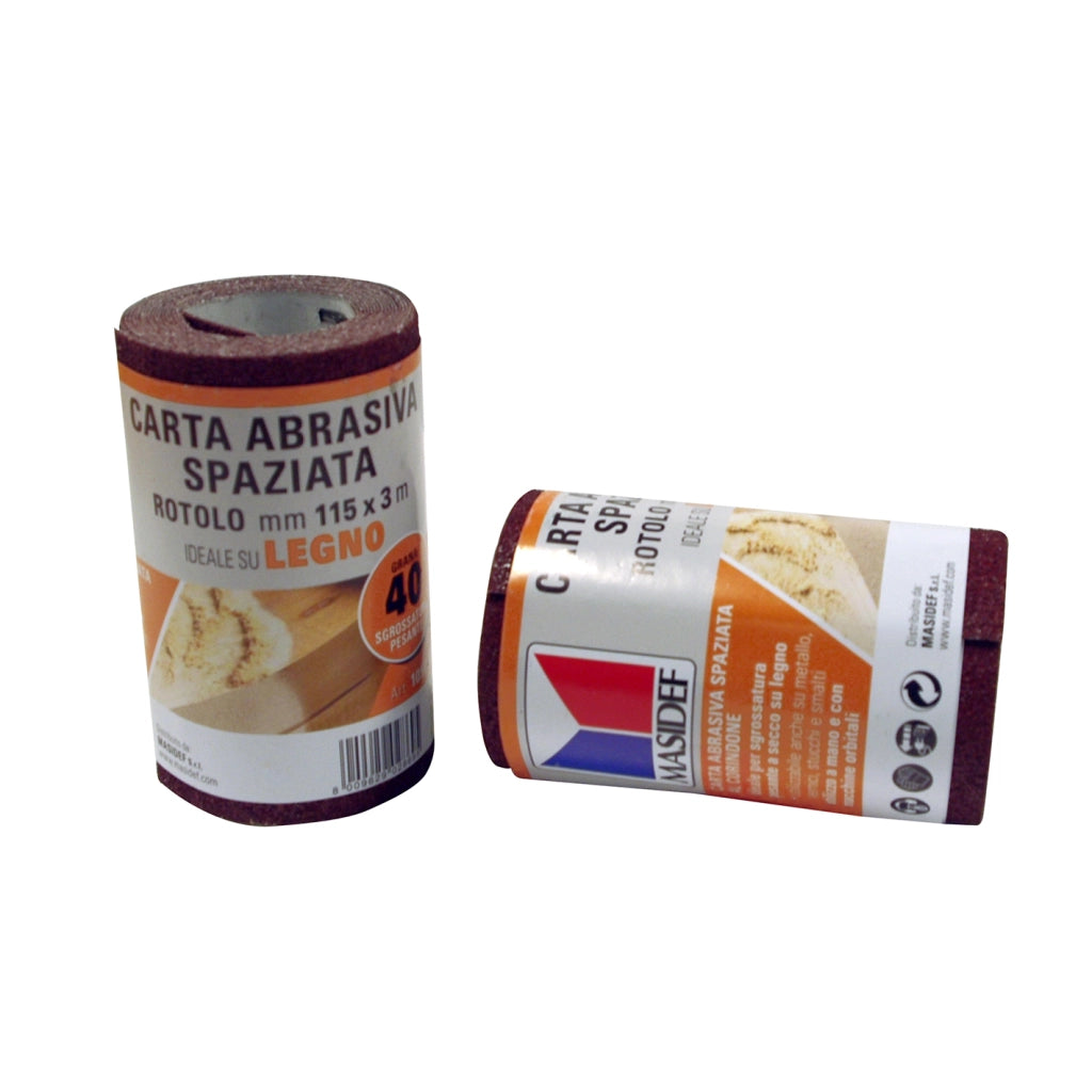 Rotolo carta abrasiva per legno grana 120