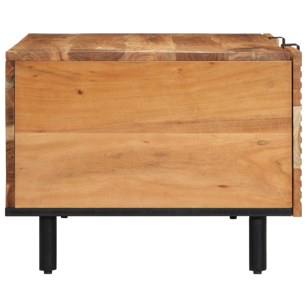 Tavolino da caffÃ¨ 100x54x40 cm in legno massello di acacia