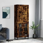 Credenza Rovere Fumo  69,5x34x180 cm in Legno Multistrato 3199646