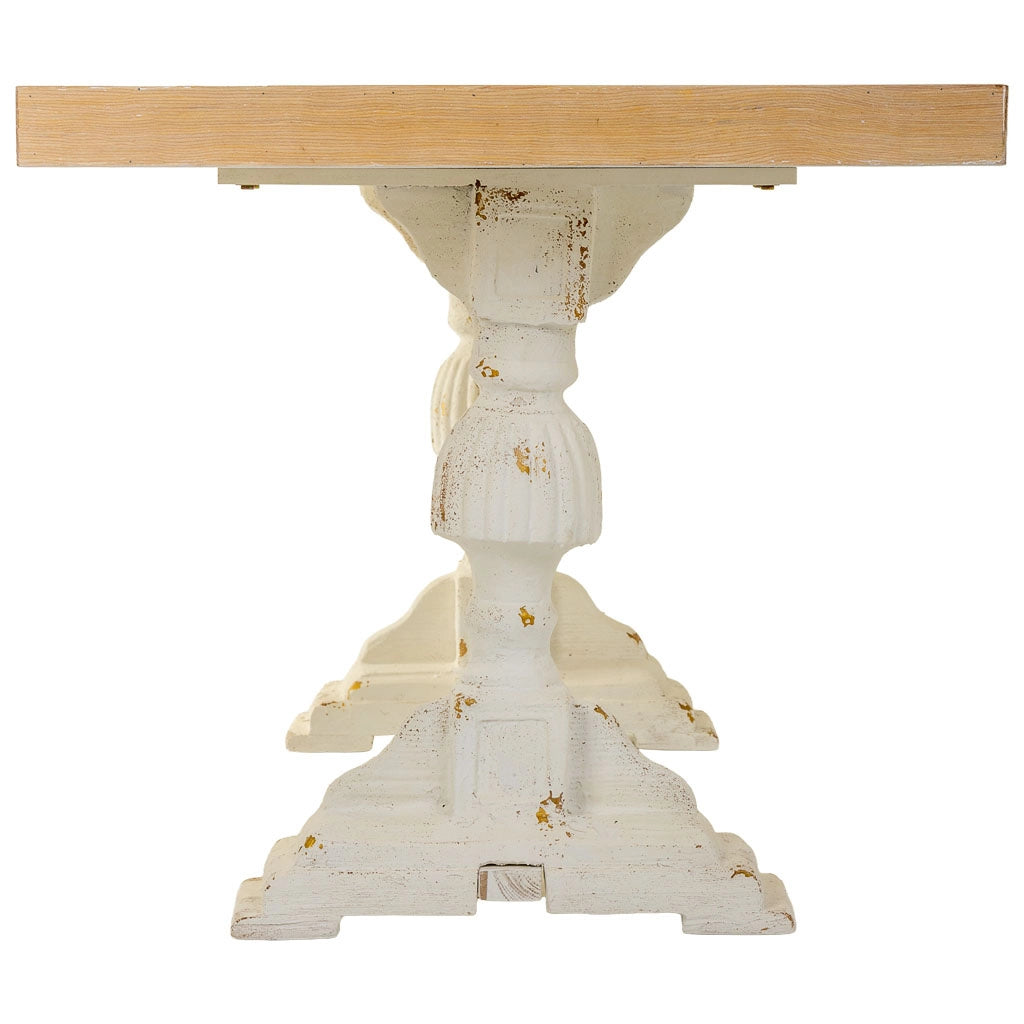 Tavolino da ingresso in legno marrone 150x80x72h cm