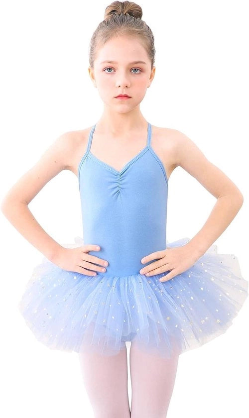 Abbigliamento da ballo per bambini, tutù per ragazze, giacca da ballo in cotone, corpo da ballo con gonna