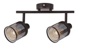 Plafoniera Candellux Canabera metallo bronzo 2xE14