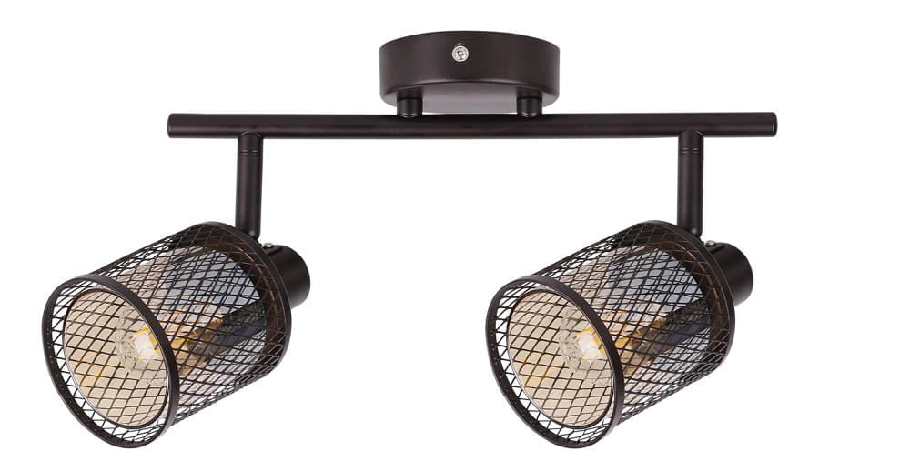 Plafoniera Candellux Canabera metallo bronzo 2xE14
