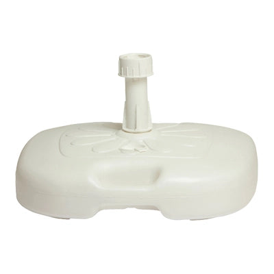 BASE X OMBRELLONE PEHD MEDIUM - BIANCO CM 45X45 F.MM 22/35- 5 pezzi