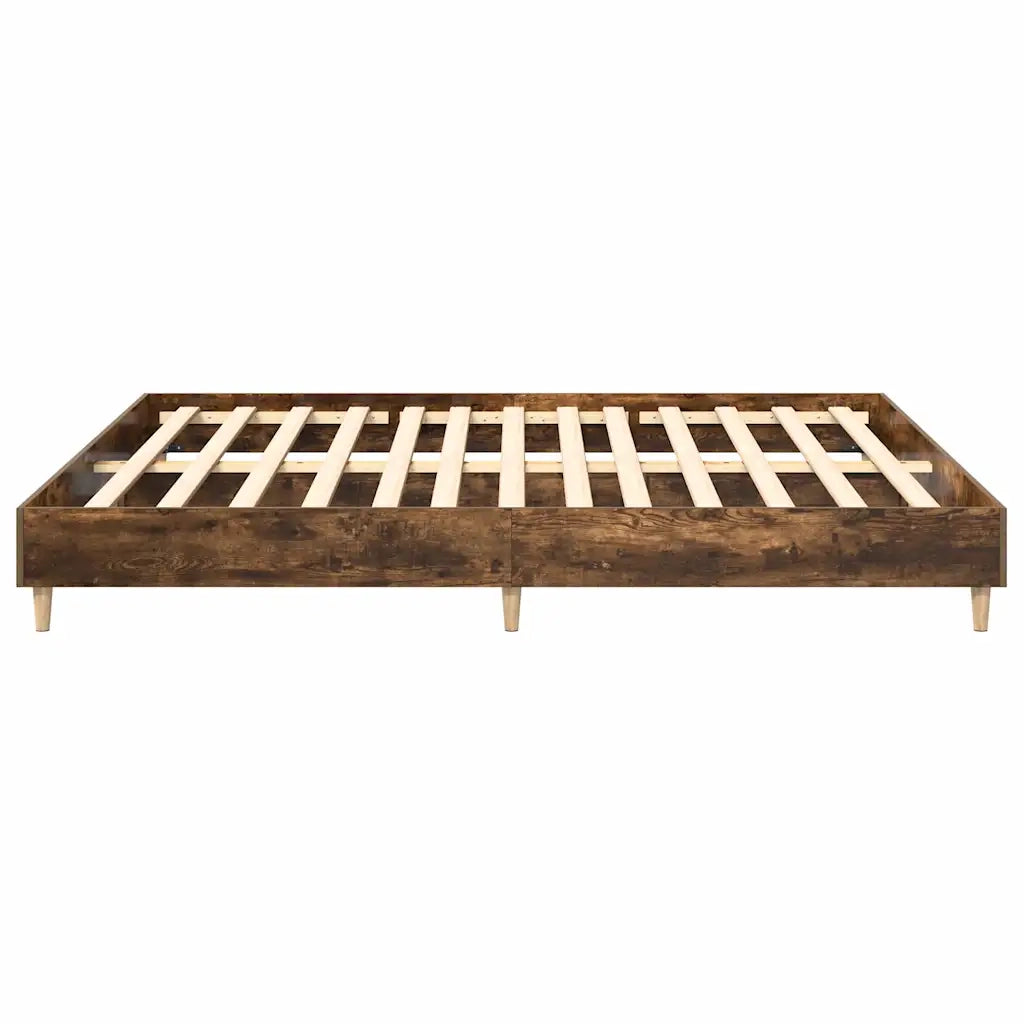 Giroletto senza Materasso Rovere Fumo 180x200 cm in Truciolato 3329025