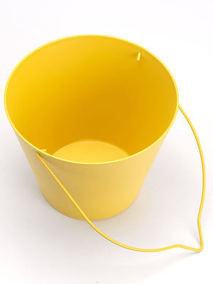 Secchiello per Rubinetti Porta-Secchio 25x23x18 cm in Alluminio Belfer 42/SC Giallo