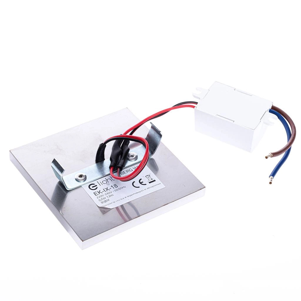 Faretto LED incasso quadrato 0,6W 6500K Eko-Light BERG EKS4406